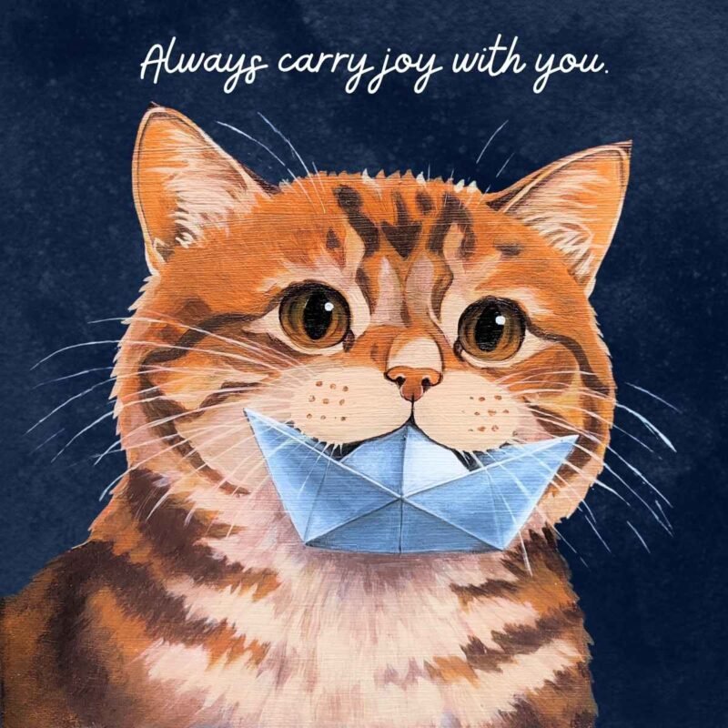 Carry Joy With You | Art Print (4 x 4 inches)