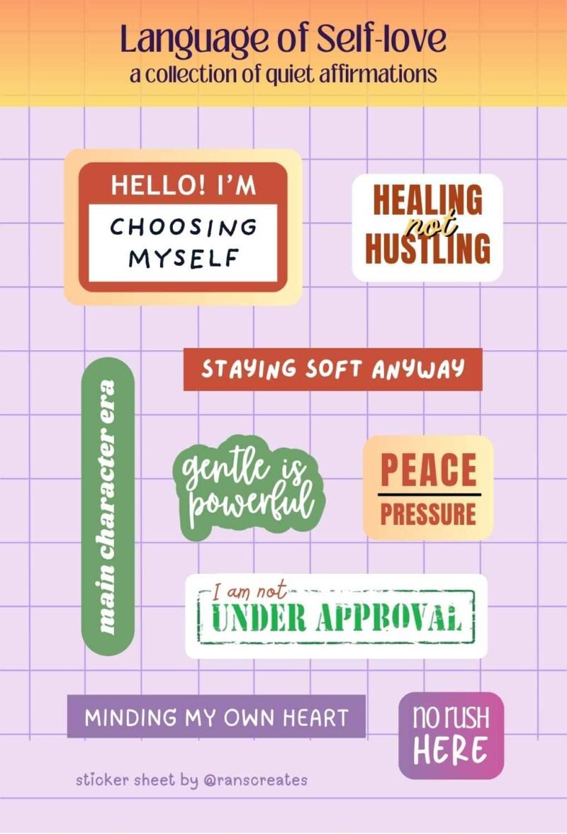 Language of Self-love - A collection of quiet affirmations