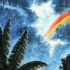 Even The Rain Makes Rainbows | Postcard (4x6 inches)