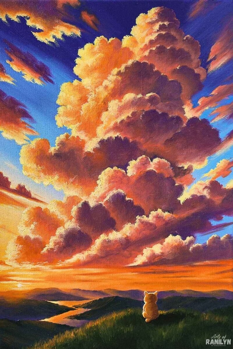 Open Skies (16 x 24 inches) | Original by Ranilyn