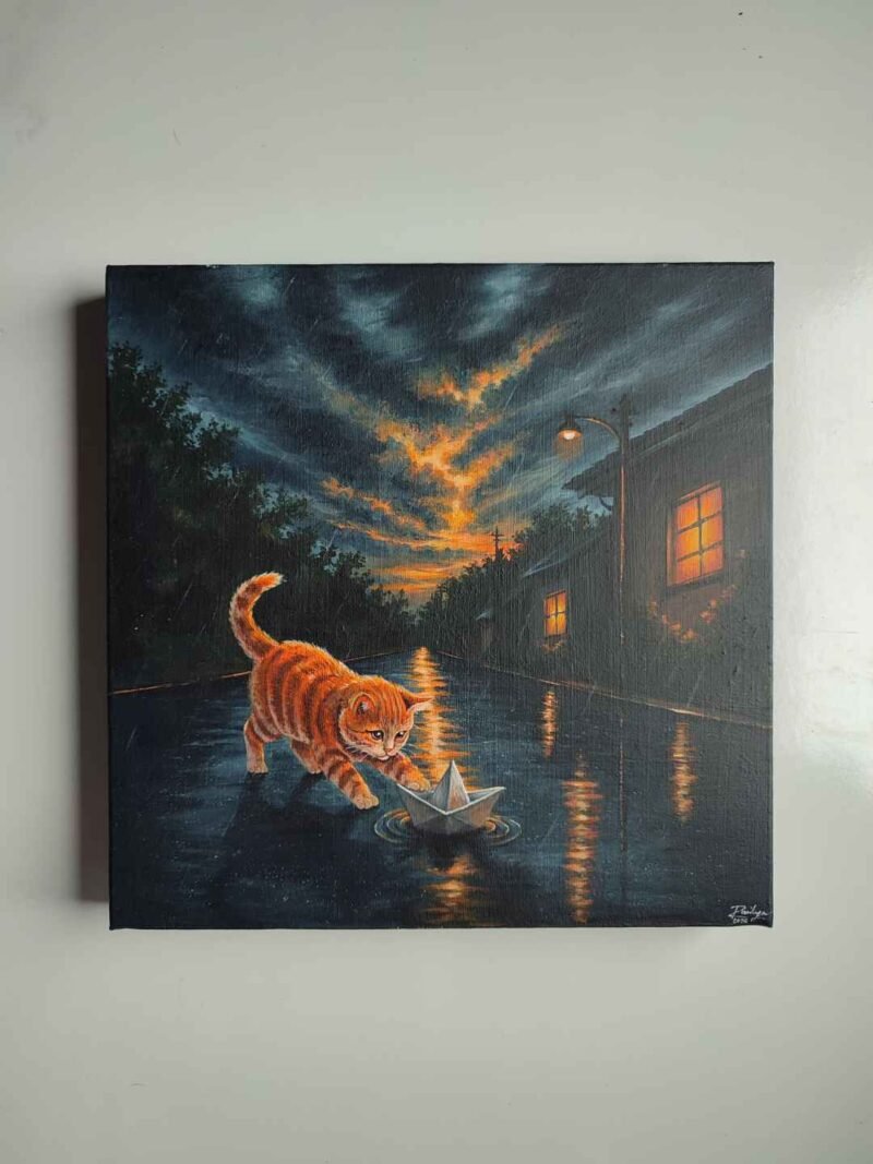 Weatherproof Joy (12 x 12 inches, Gallery-Wrap) | Original by Ranilyn