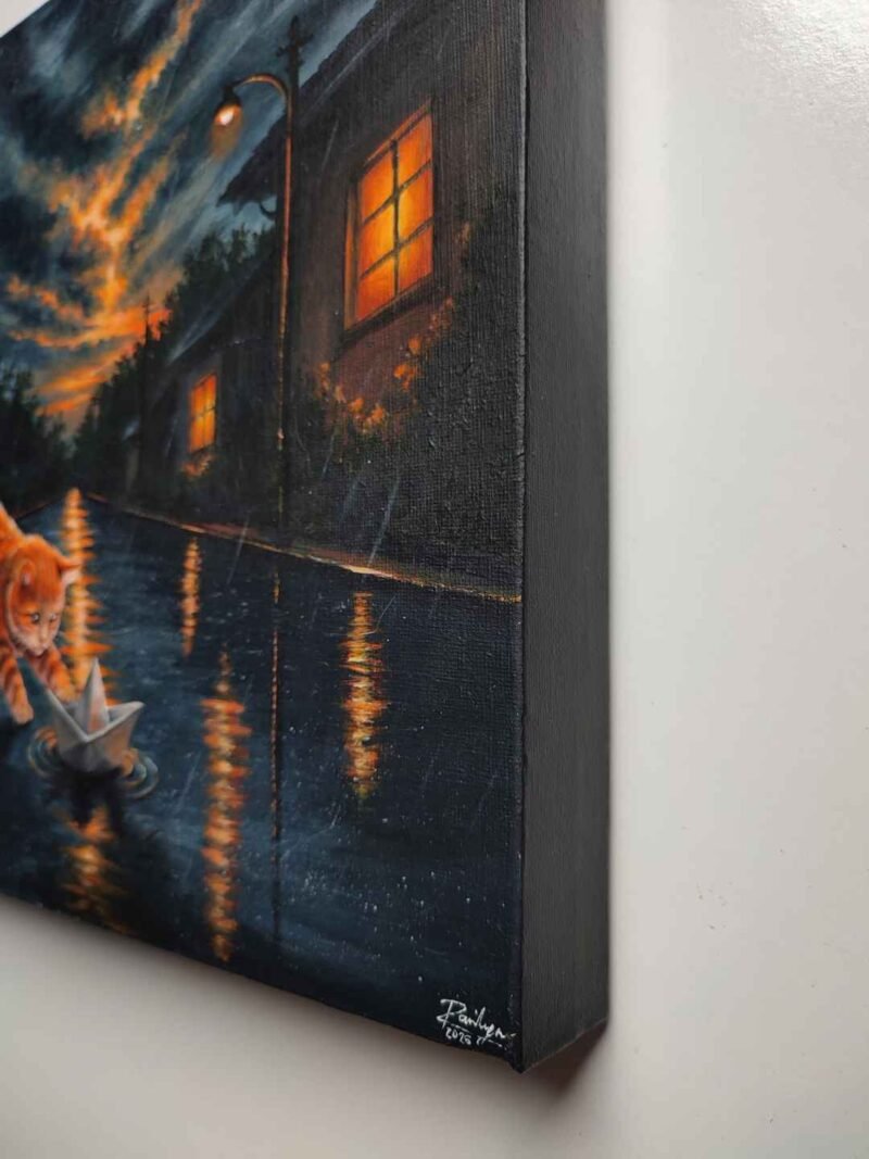 Weatherproof Joy (12 x 12 inches, Gallery-Wrap) | Original by Ranilyn