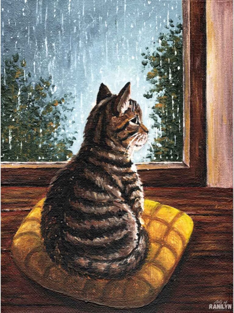Pause And Breathe (6 x 8 inches, canvas panel) | Original by Ranilyn