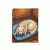 resting dog original 1 Resting Dog (6 x 8 inches, canvas panel) | Original by Ranilyn