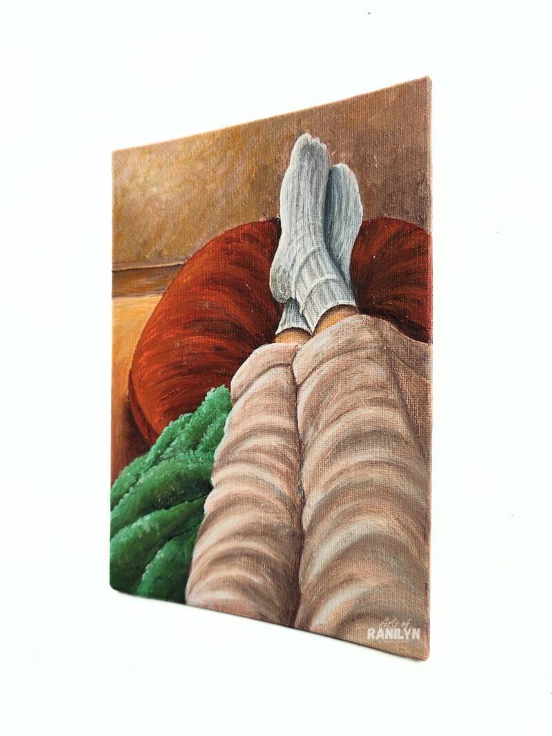 No Plans original 2 No Plans (6 x 8 inches, canvas panel) | Original by Ranilyn