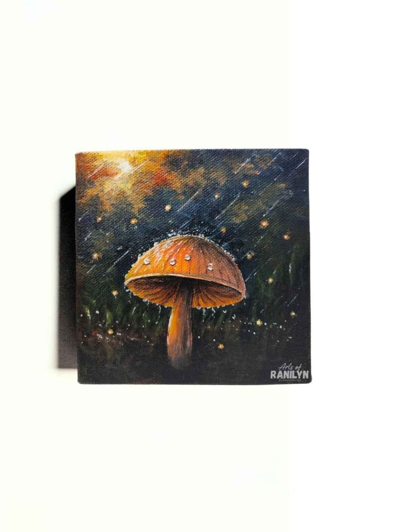 Golden Kabute (5 x 5 inches, chunky canvas) | Original by Ranilyn