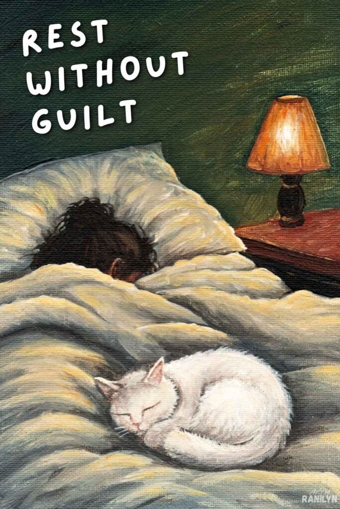 Rest Without Guilt | Postcard (4x6 inches)