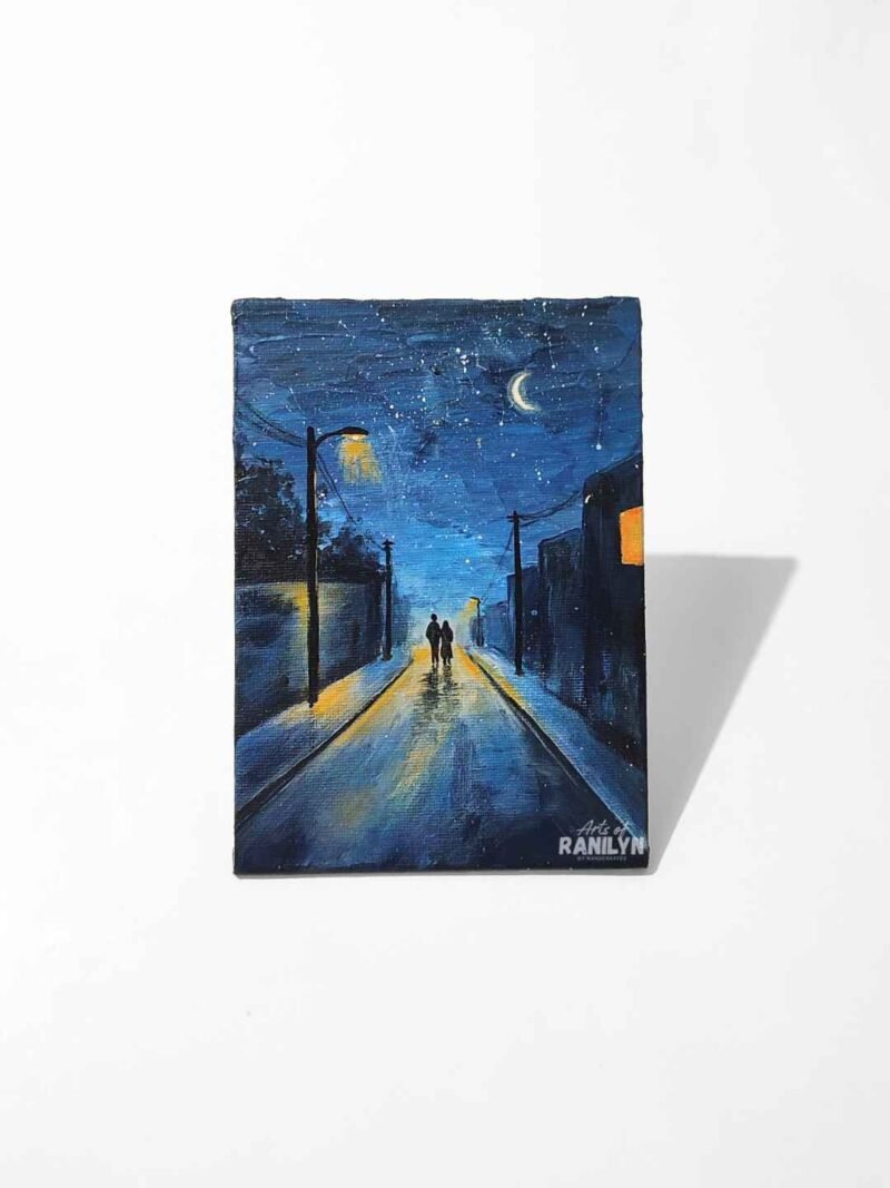 Sa Ilalim ng Buwan V (5 x 7 inches, canvas panel) | Original by Ranilyn
