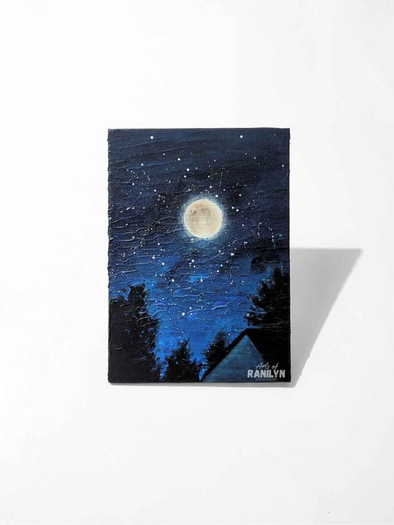 Sa Ilalim ng Buwan VI (5 x 7 inches, canvas panel) | Original by Ranilyn