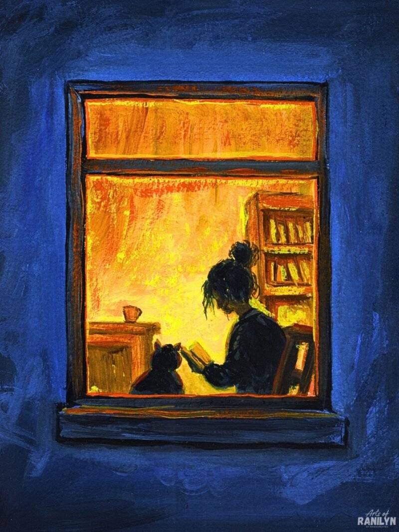 Someone is Reading Someone is Reading | Art Print (3 x 4 inches)
