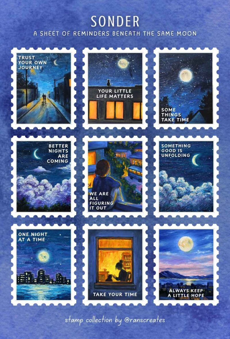 Sonder | Stamp Collection Sticker Sheet