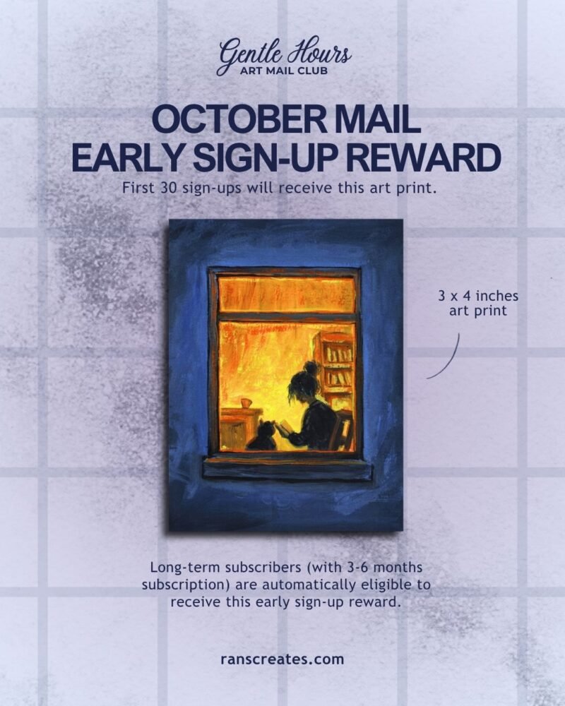 oct early sign-up print Edition 11: October Mail