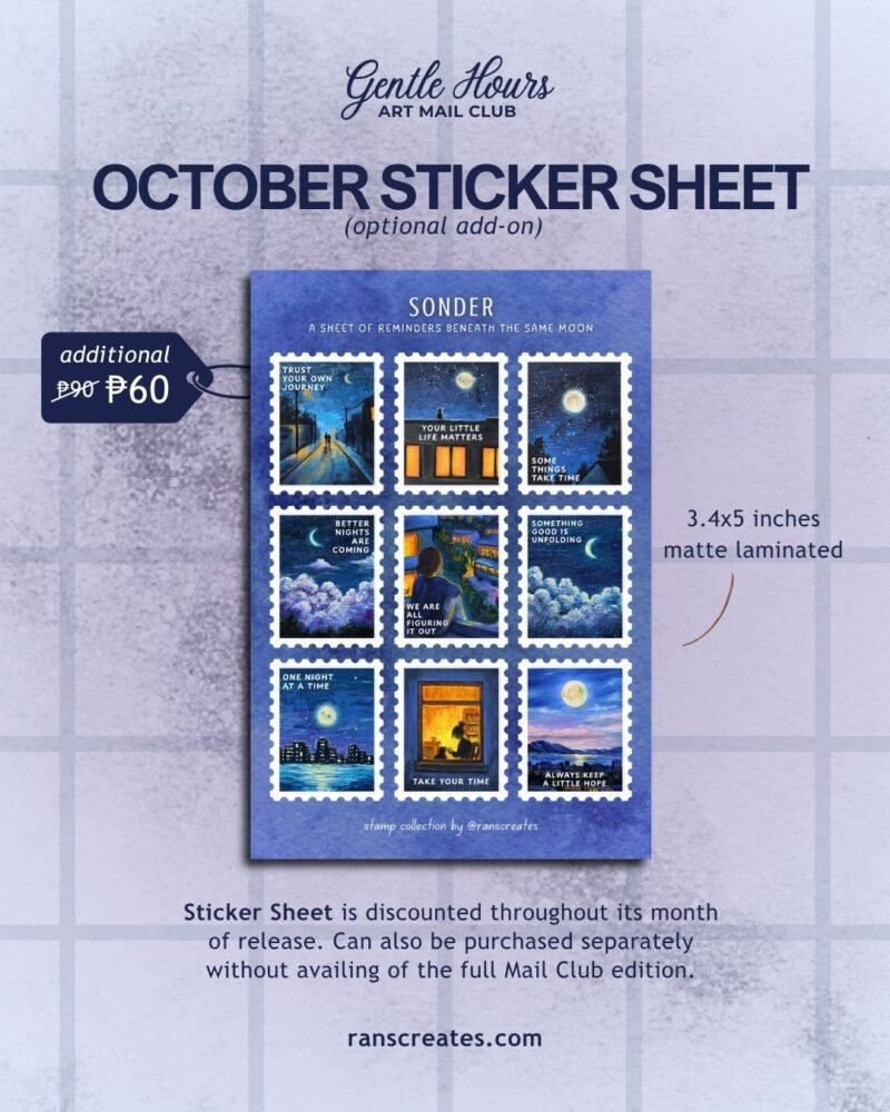 oct sticker sheet Edition 11: October Mail